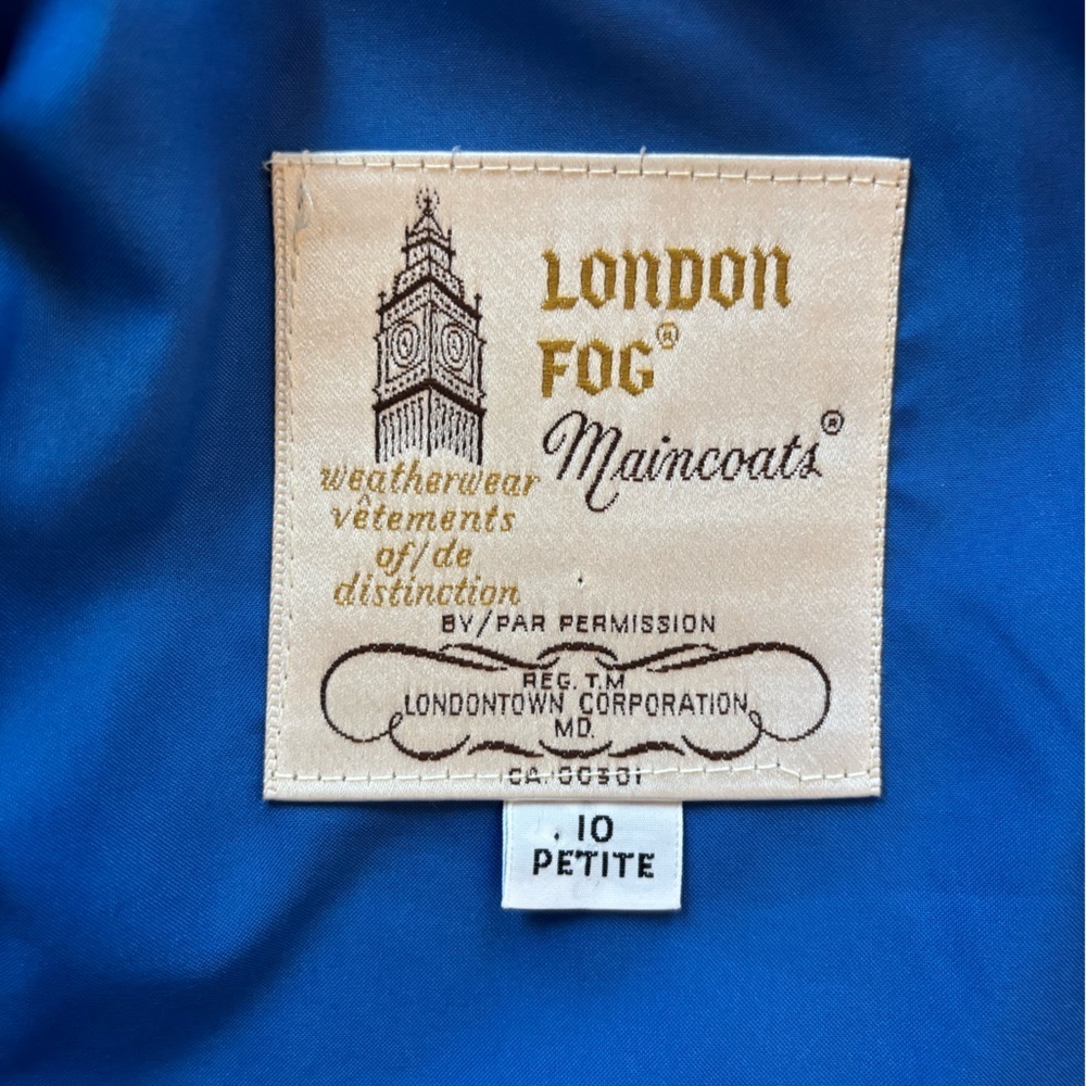 Vintage London Fog Trench Coat - Picture 7 of 11